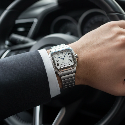 SANTOS DE CARTIER EN PLATA LEY 925