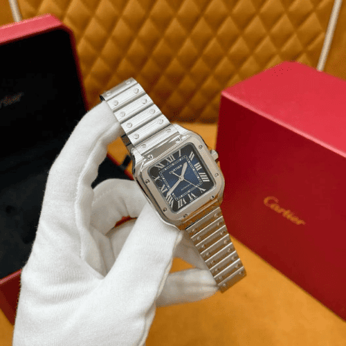 SANTOS DE CARTIER ZAFIRO  EN PLATA LEY 925