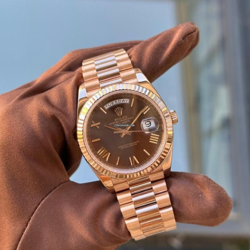 ROLEX CHOCOLATE EN ORO LAMINADO
