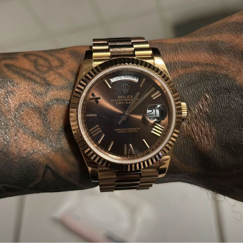 ROLEX CHOCOLATE EN ORO LAMINADO