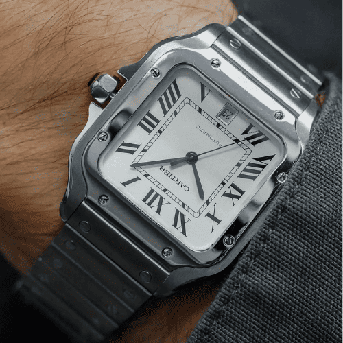 SANTOS DE CARTIER EN PLATA LEY 925